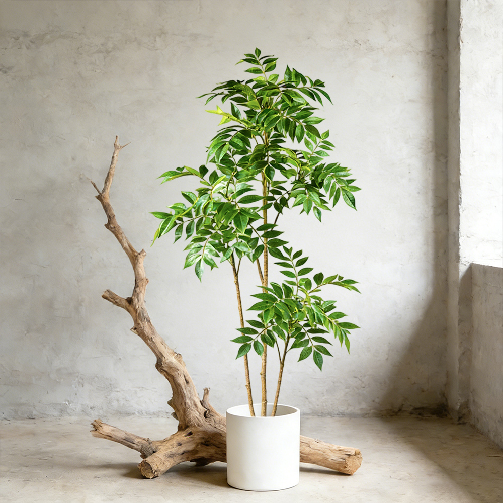 76-140cm 인조 고무나무 가짜 반얀 나무 플라스틱 - Dracaena Marginata 리뷰 및 가격