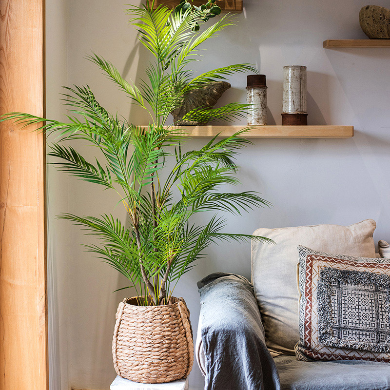 125cm 대형 인조 야자수 열대 식물 가지 플라스틱  - Dracaena Marginata 리뷰 및 가격